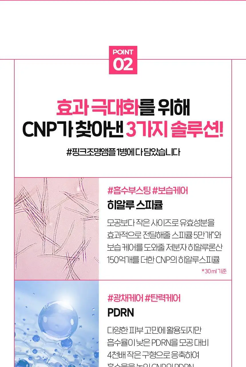 [흔적잡티케어/PDRN] 차앤박 더마앤서 핑크토닝 딥인샷 앰플 30ml 기획 (+15ml) 상세페이지 11